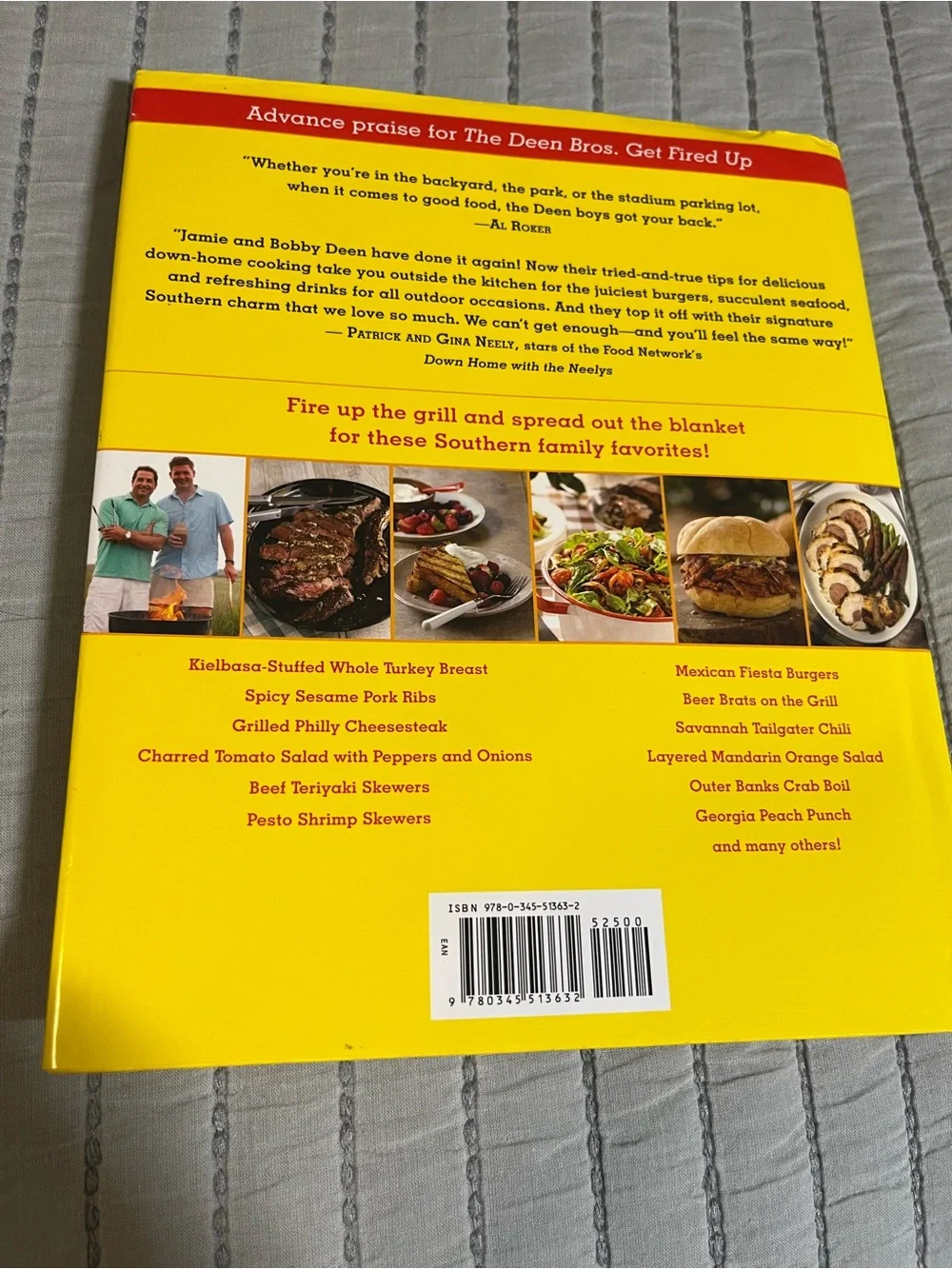 The Deen Bros Get Fired Up cook book Jamie and Bobby Deen (Paula Deen’s boys)